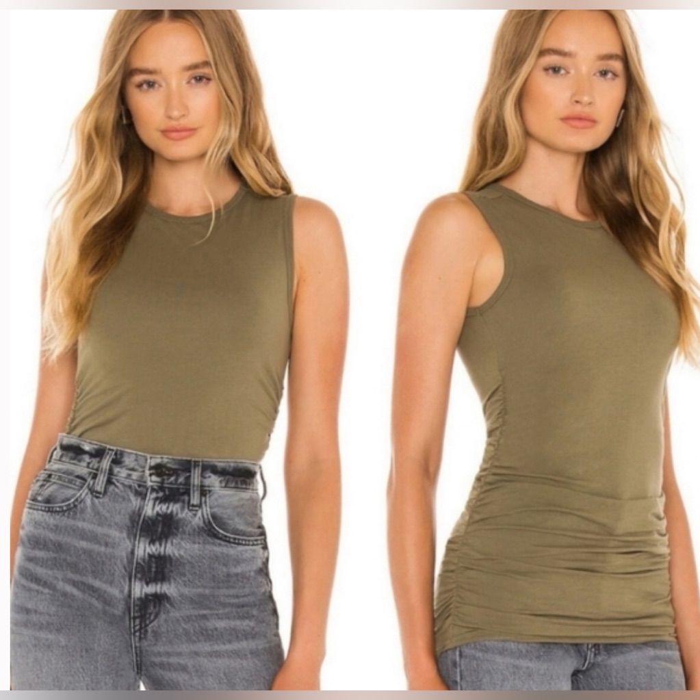 Nwt N:Philanthropy Buenos Tank In Martini Olive